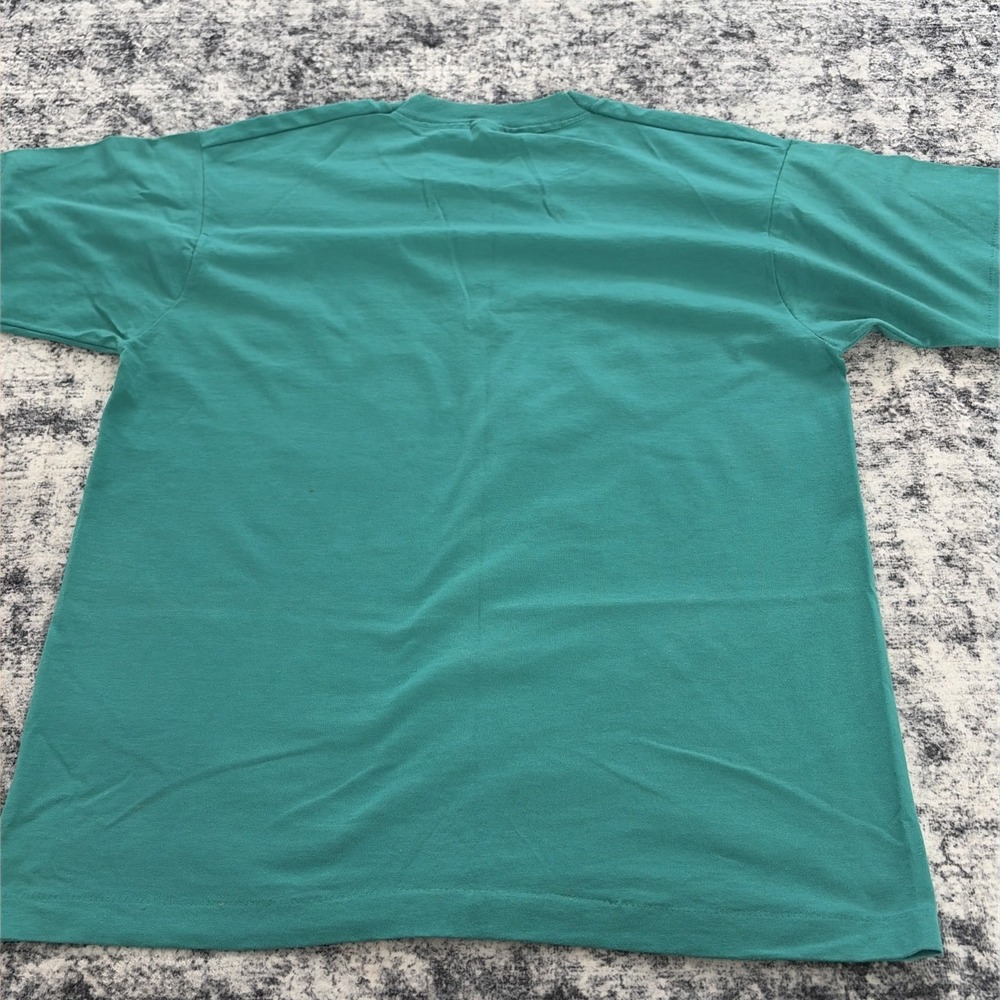 Vintage Califorina Cows Teal Shirt Single‎ Stitched Made in USA Adult Size Large - Picture 11 of 11